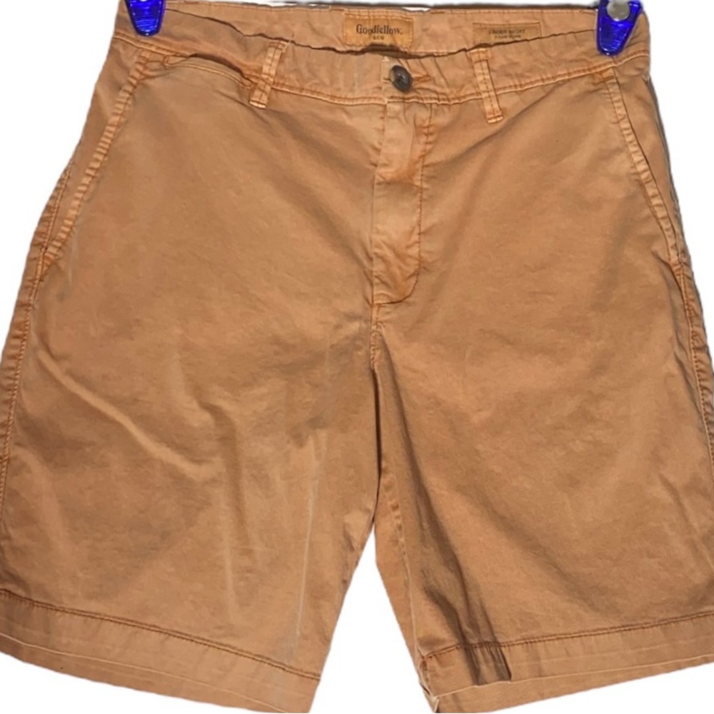 Goodfellow Linden Chino Shorts 8”Inseam 5-pocket Men’s 30” Waist Light Orange